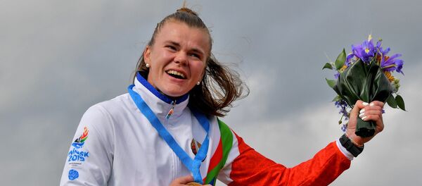 Белорусская байдарочника Марина Литвинчук Белорусская байдарочника Марина Литвинчук - Sputnik Беларусь