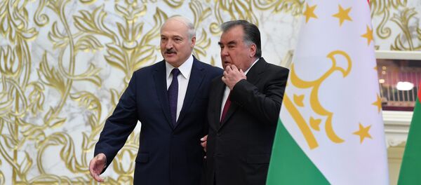 Президент Беларуси Александр Лукашенко и президент Таджикистана Эмомали Рахмон - Sputnik Беларусь