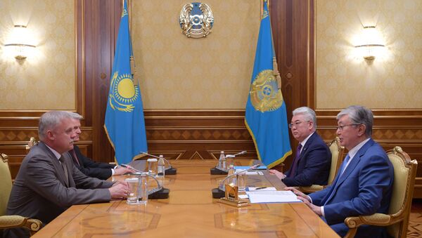 Президент Казахстана принял Госсекретаря Совета безопасности Республики Беларусь Станислава Зася - Sputnik Беларусь