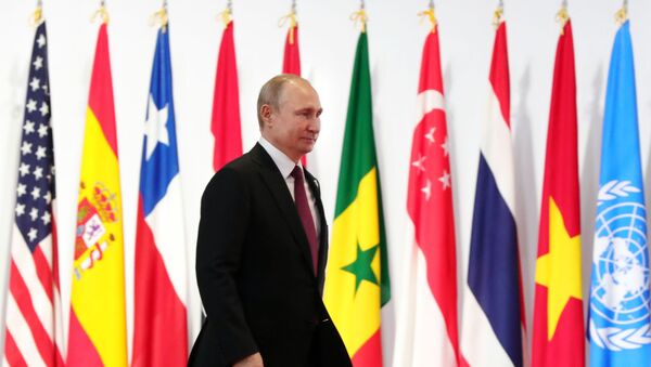 Президент России Владимир Путин в Осаке на G20 - Sputnik Беларусь