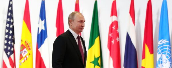 Президент России Владимир Путин в Осаке на G20 Президент России Владимир Путин в Осаке на G20 - Sputnik Беларусь