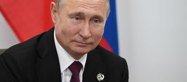 Прэзідэнт РФ Уладзімір Пуцін Прэзідэнт РФ Уладзімір Пуцін - Sputnik Беларусь