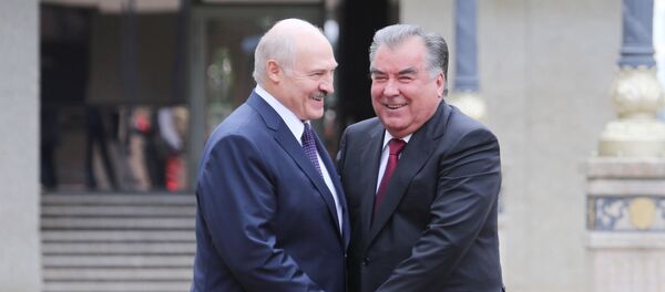 Президенты Таджикистана и Беларуси - Sputnik Беларусь