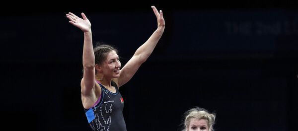 Белорусская борчиха вольного стиля Василиса Марзалюк - Sputnik Беларусь