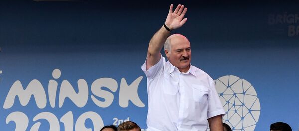 Президент на стадионе Динамо - Sputnik Беларусь