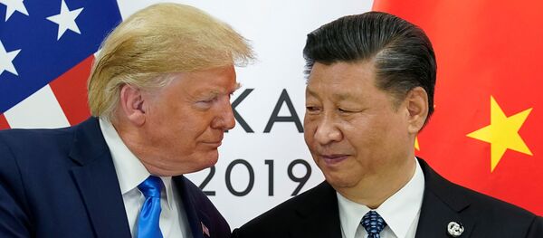 Дональд Трамп и Си Цзиньпин - Sputnik Беларусь