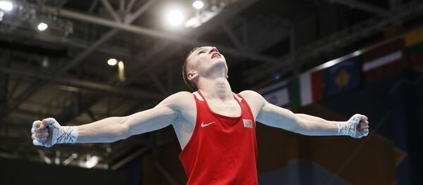 Белорусский боксер Дмитрий Асанов - Sputnik Беларусь