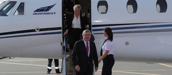 Глава Международного олимпийского комитета Томас Бах прибыл в Минск - Sputnik Беларусь