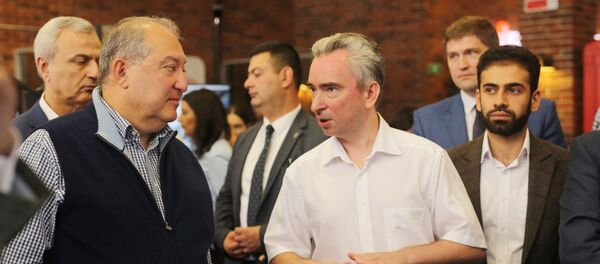 Президент Армении Армен Саркисян встретился с директором ПВТ Всеволодом Янчевским - Sputnik Беларусь