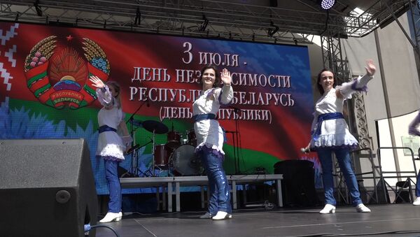 Видеофакт: Минск отмечает День Независимости - Sputnik Беларусь