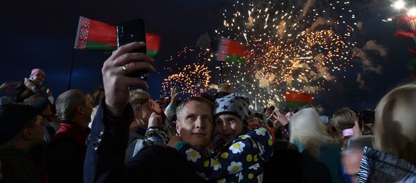 Салют в День независимости - Sputnik Беларусь