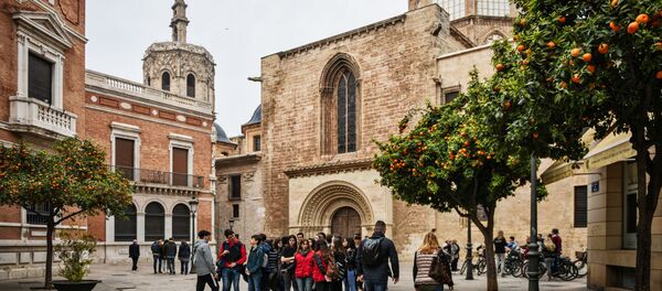 Кафедральный собор Святой Марии в Валенсии, Испания Кафедральный собор Святой Марии в Валенсии, Испания - Sputnik Беларусь