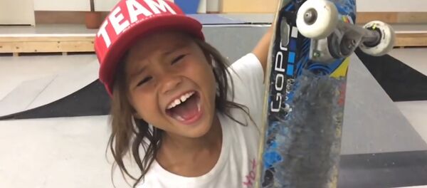 Девочка на скейте - Sputnik Беларусь