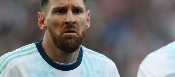 Капитан аргентинской футбольной команды Лионель Месси  - Sputnik Беларусь