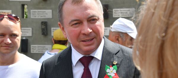 Министр иностранных дел Владимир Макей в Новогрудке - Sputnik Беларусь