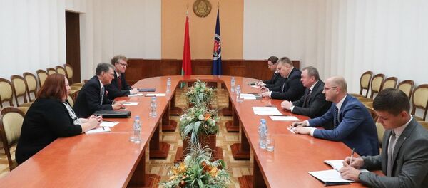 Встреча Владимира Макея и Джорджа Кента - Sputnik Беларусь