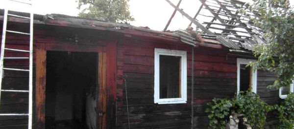 В Гродненском районе спасатели ликвидировали пожар, произошедший во время грозы - Sputnik Беларусь