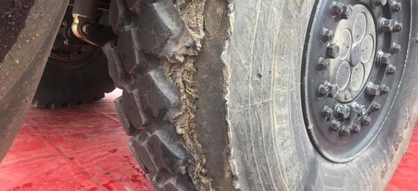 Колесо гоночного МАЗа - Sputnik Беларусь