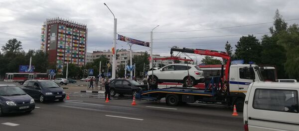 Москвичка устроила массовое ДТП в Витебске - Sputnik Беларусь