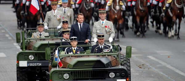 Президент Франции Эммануэль Макрон Президент Франции Эммануэль Макрон - Sputnik Беларусь