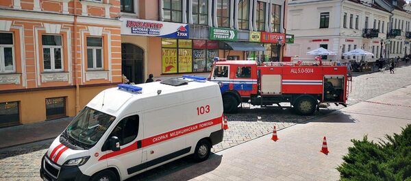 Обследовано здание областного комитета БРСМ в Гродно,  взрывных устройств не обнаружено - Sputnik Беларусь