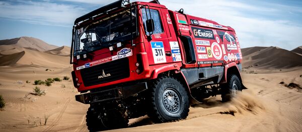 Машина МАЗ-СПОРТавто на ралли Шелковый путь - Sputnik Беларусь