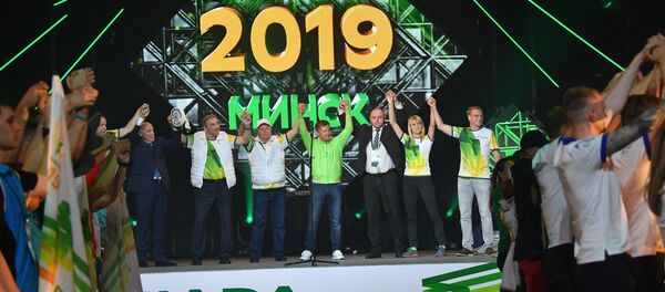 На открытии Сбербанкиады - Sputnik Беларусь