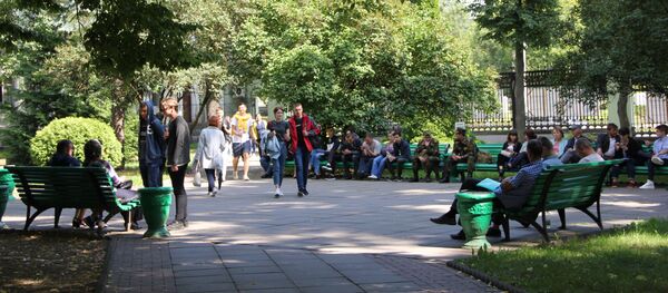 Абітурыенты, архіўнае фота Абітурыенты, архіўнае фота - Sputnik Беларусь