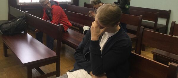 Обвиняемый Никита Макарчик в зале суда Обвиняемый Никита Макарчик в зале суда - Sputnik Беларусь