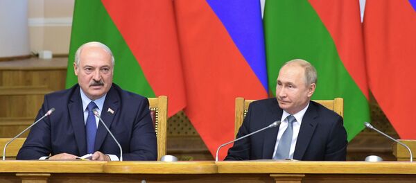 Александр Лукашенко и Владимир Путин - Sputnik Беларусь