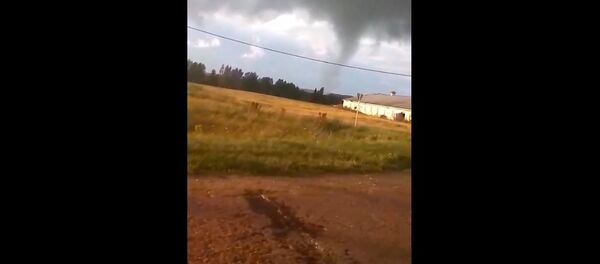 Обнародованы кадры со смерчем, бушевавшем в Могилевском районе - Sputnik Беларусь