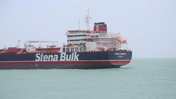 Задержанный в Персидском заливе танкер Stena Impero - Sputnik Беларусь