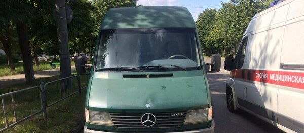 Бус, который сбил людей - Sputnik Беларусь