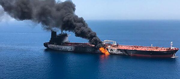 Захват иранского танкера с нефтью 13 июня 2019 года Захват иранского танкера с нефтью 13 июня 2019 года - Sputnik Беларусь