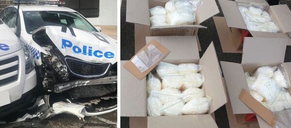 Полиция Сиднея обнаружила наркотики на 140 миллионов долларов благодаря ДТП - Sputnik Беларусь
