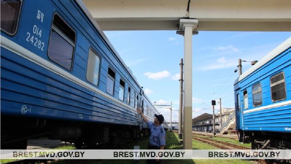 Милиционер спас женщину от гибели на мосту на вокзале в Бресте - Sputnik Беларусь