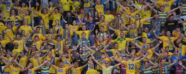 Болельщики БАТЭ на трибунах - Sputnik Беларусь