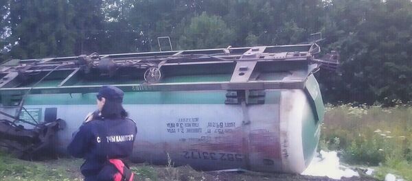 Цистерны сошли с рельсов на перегоне Замосточье-Богушевская - Sputnik Беларусь