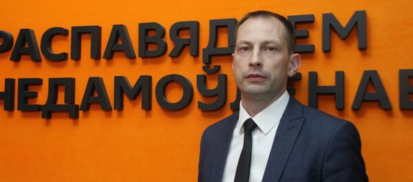 Заместитель начальника управления К МВД РБ Кирилл Вяткин - Sputnik Беларусь