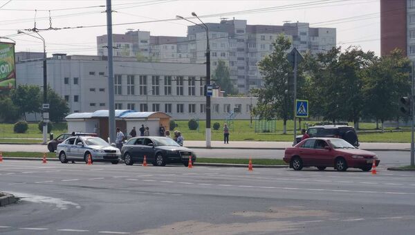 Место наезда на велосипедиста в Витебске - Sputnik Беларусь