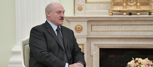 Президент Беларуси Александр Лукашенко во время встречи с президентом РФ Владимиром Путиным Президент Беларуси Александр Лукашенко во время встречи с президентом РФ Владимиром Путиным - Sputnik Беларусь