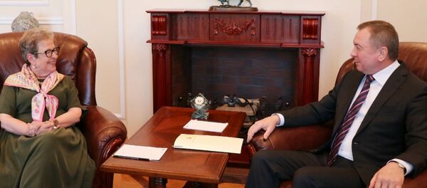 Андреа Викторин и Владимир Макей - Sputnik Беларусь