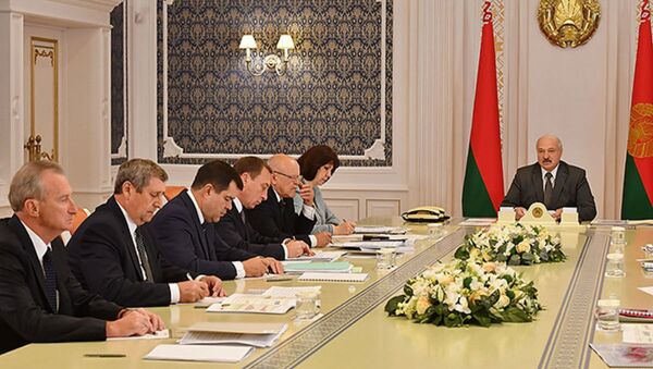 Совещание у президента Александр Лукашенко по вопросу организации высокотехнологичного агропромышленного производства - Sputnik Беларусь