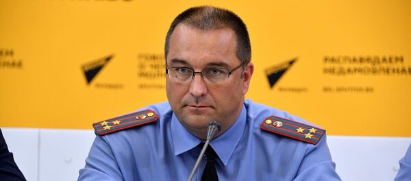 Начальник управления УГАИ ГУВД Мингорисполкома Вадим Гаркун Начальник управления УГАИ ГУВД Мингорисполкома Вадим Гаркун - Sputnik Беларусь
