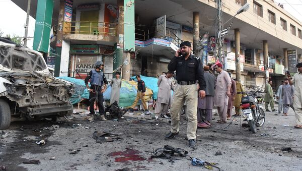 Место взрыва в пакистанском городе Кветта - Sputnik Беларусь