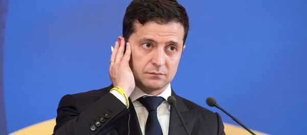 Прэзідэнт Украіны Уладзімір Зяленскі Прэзідэнт Украіны Уладзімір Зяленскі - Sputnik Беларусь