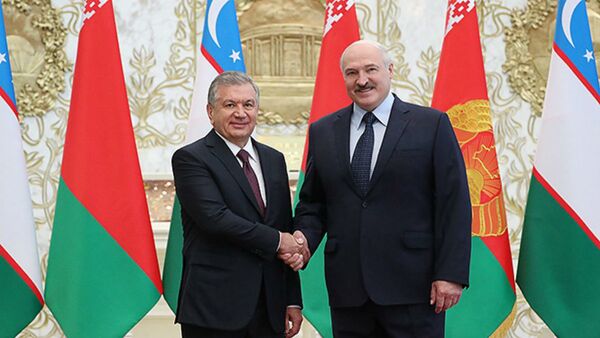 Президент Беларуси Александр Лукашенко и президент Узбекистана Шавкат Мирзиеев  - Sputnik Беларусь