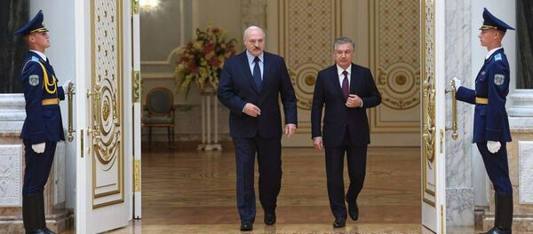 Президент Республики Узбекистан Шавкат Мирзиёев и президент Республики Беларусь Александр Лукашенко - Sputnik Беларусь