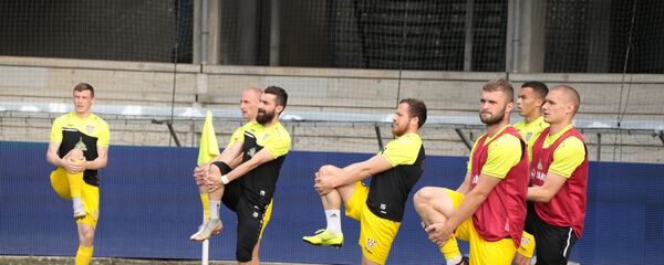 Футболисты солигорского Шахтера - Sputnik Беларусь