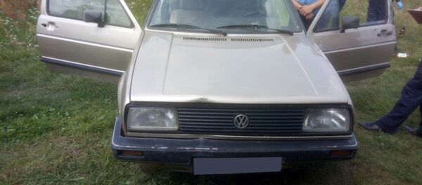 Машина, на которой ехал нарушитель - Sputnik Беларусь